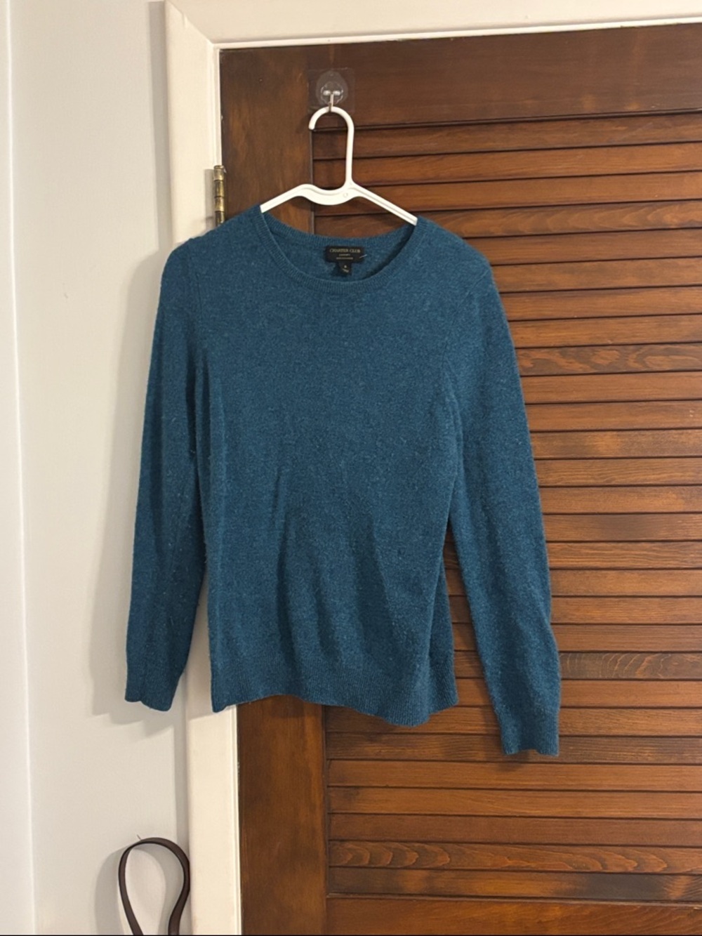 Charter Club Teal Cashmere Sweater